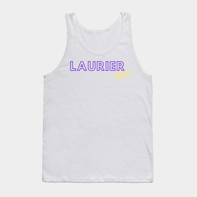 Laurier 2023 Tank Top by stickersbyjori